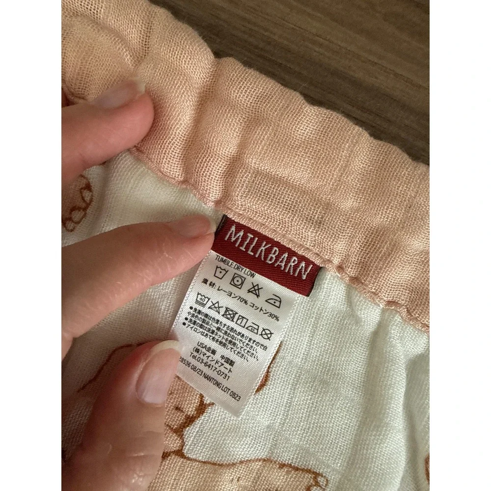 Milkbarn Big Lovey Blanket Baby Pink Elephant Tutu Muslin Bamboo Cotton